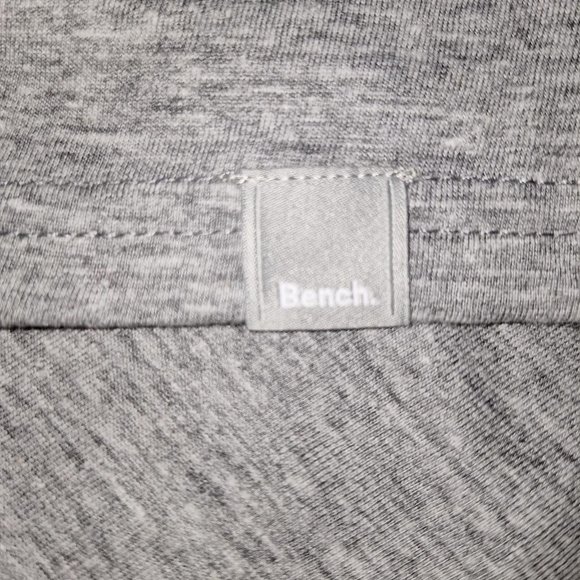 Bench. Grey Long Sleeve Top with Logo Size XL - Picture 3 of 5